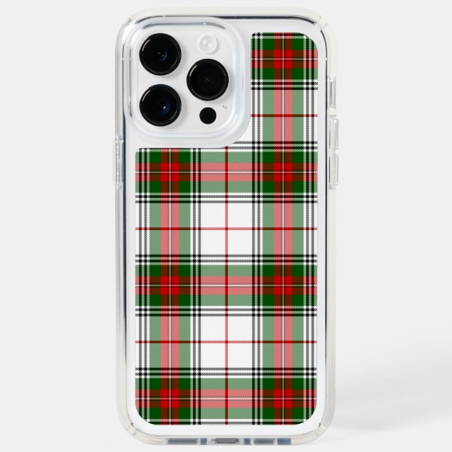 Stuart / Stewart Red Green White Plaid Speck iPhone Case (Front)