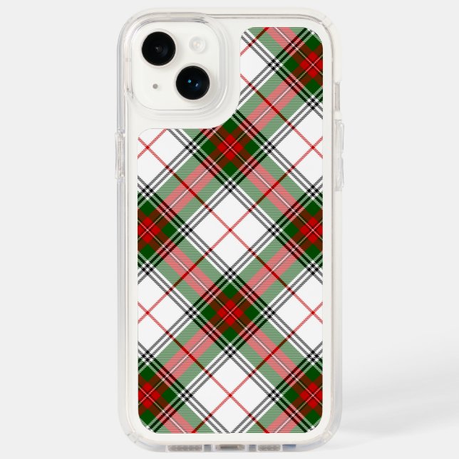 Stuart / Stewart Red Green White Plaid Speck iPhone Case (Front)