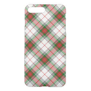 Stuart / Stewart tartan white red green plaid iPhone 8 Plus/7 Plus Case