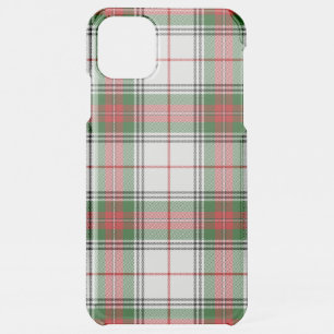 Stuart / Stewart tartan white red green plaid iPhone 11 Pro Max Case