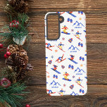 Stubai Alps Austria Ski Snowboard Pattern Samsung Galaxy S21 Case<br><div class="desc">A funny winter skiing seamless pattern for the ski resort Stubai Gletcher in Austria,  Austrian Alps,  Europe.  Perfect gift idea for winter sports lovers: ski,  snowboard,  freestyle,  ski jump,  cross-country skiing.</div>
