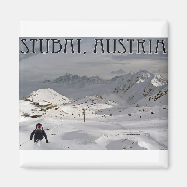 Stubai Glacier Magnet (Front)