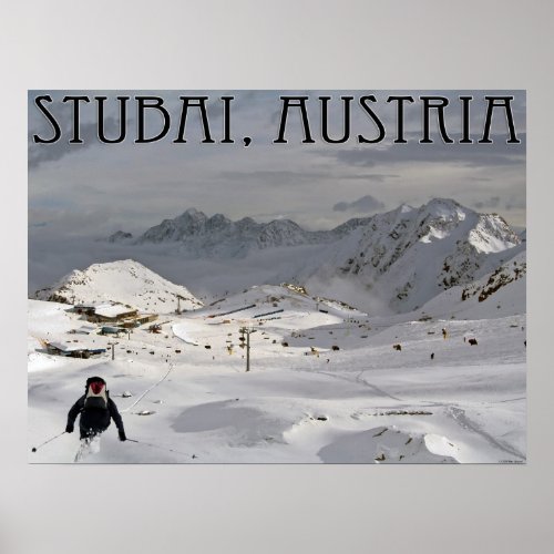 Stubai Glacier Poster