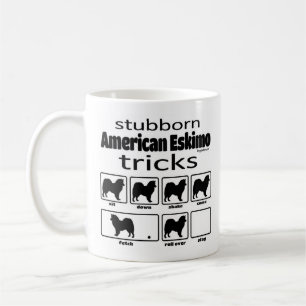 Stubborn American Eskimo Tricks Coffee Mug