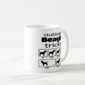 Stubborn Beagle Tricks Coffee Mug (Front Right)