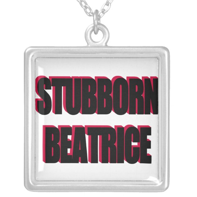 Stubborn Beatrice Necklace (Front)