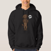 Stubborn Chesapeake Bay Retriever Dog funny