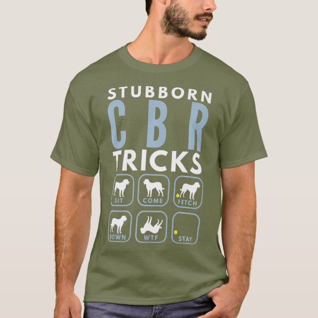 Stubborn Chesapeake Bay Retriever Tricks - Dog T-Shirt (Front)