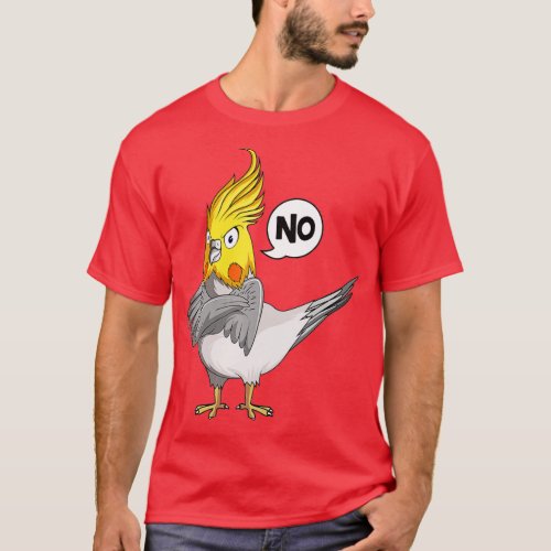 Stubborn Cockatiel Bird Lovers Kids Women  T_Shirt