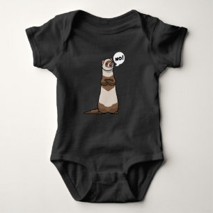 Stubborn Ferret Baby Bodysuit