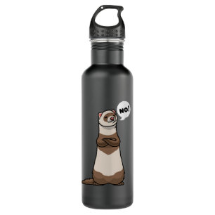 Stubborn Ferret Stainless Steel Water Bottle