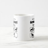 Stubborn German Shepherd Tricks Coffee Mug (Center)