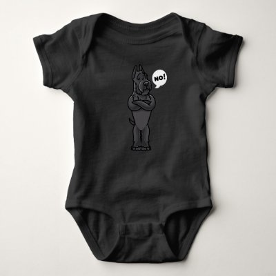 Stubborn Giant Schnauzer Baby Bodysuit