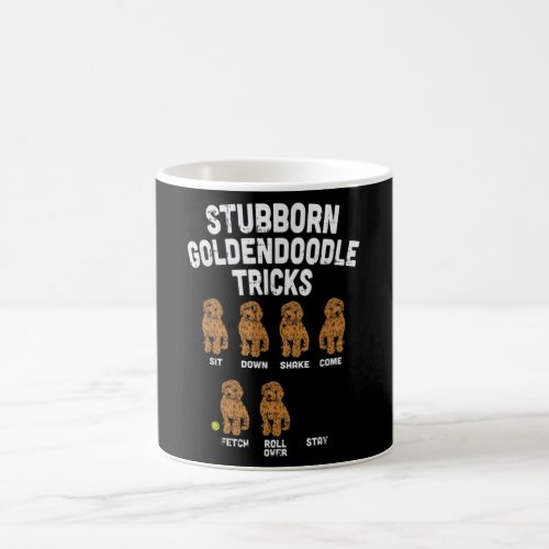 Stubborn Goldendoodle Tricks Funny Dog Trainer Mom Coffee Mug