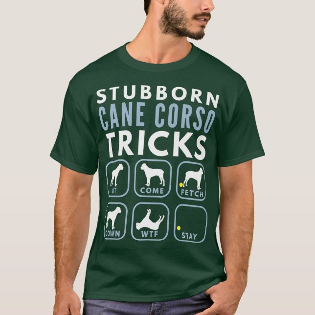 Stubborn Italian Mastiff Tricks - Dog Training T-Shirt (Front)
