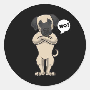 Stubborn Kangal Anatolian Shepherd Dog funny Classic Round Sticker