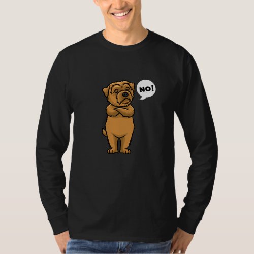 Stubborn Norfolk Terrier T_Shirt