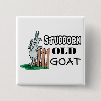 Stubborn Old Goat Pinback Button