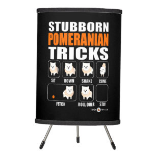 Stubborn Pomeranian Tricks Gift Lover Tripod Lamp