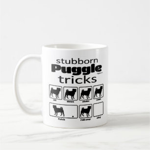 Stubborn Puggle Tricks Coffee Mug