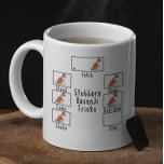 Stubborn Red Basenji Tricks Dog Coffee Mug<br><div class="desc">This design was created through digital art. It may be personalized by clicking the customize button and changing the color, adding a name, initials or your favorite words. Contact me at colorflowcreations@gmail.com if you with to have this design on another product. Purchase my original abstract acrylic painting for sale at...</div>