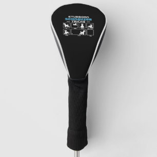 Stubborn Schnauzer Tricks Golf Head Cover