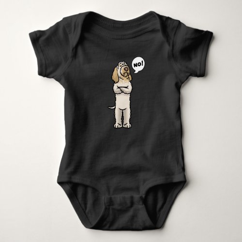 Stubborn Spinone Italiano Dog Baby Bodysuit