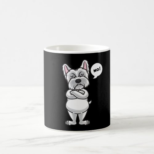 Stubborn Westie dog funny Coffee Mug