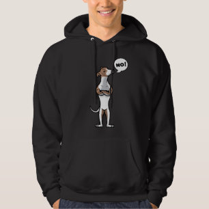 Stubborn Whippet Dog Hoodie
