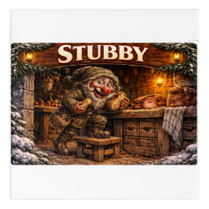 Stubby Icelandic  Yule Lad Postcard Acrylic Print
