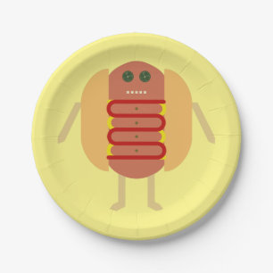 Stubby Lil Weenie Paper Plates