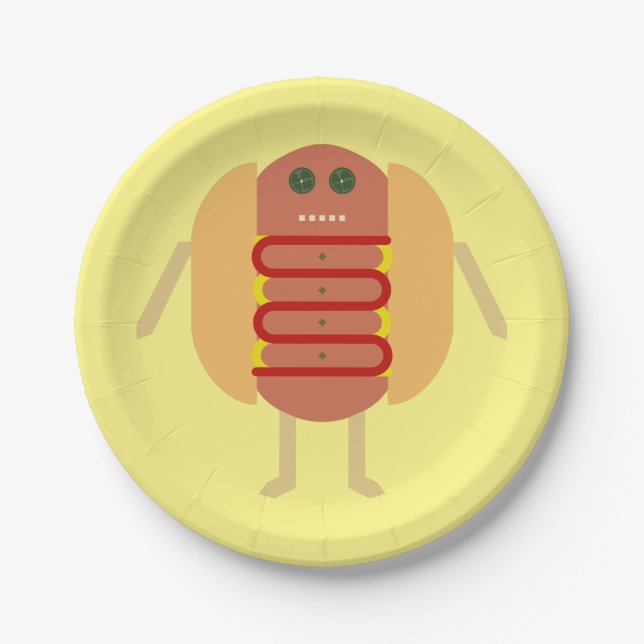 Stubby Lil Weenie Paper Plates (Front)