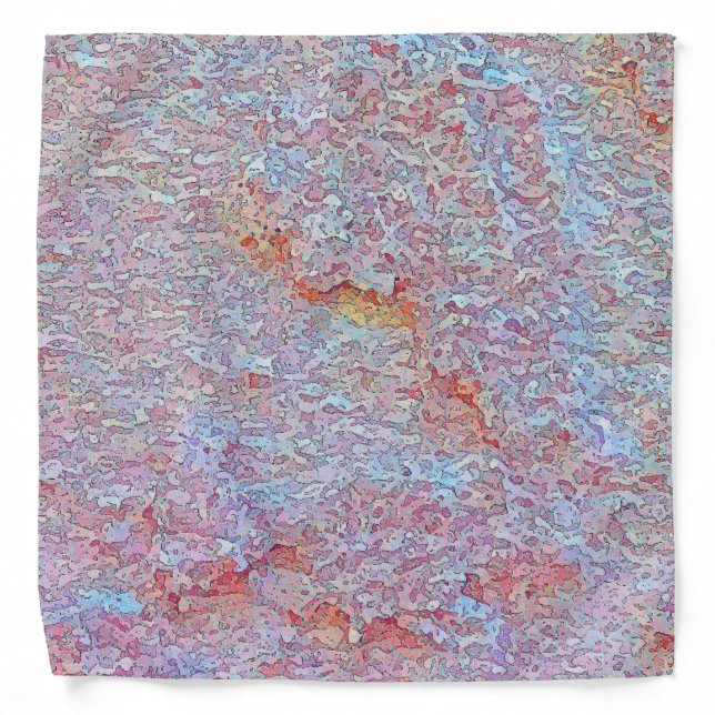 Stucco Blue Mist Bandana (Front)