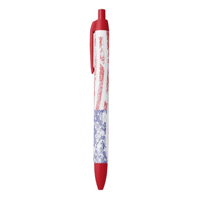 stucco grungy flag pen (Top (Vertical))