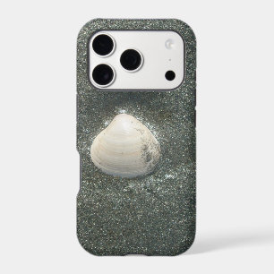 Stuck in a Shell: Minimalist Beach Serenity Achemp iPhone 17 Pro Case