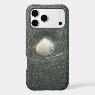 Stuck in a Shell: Minimalist Beach Serenity Achemp iPhone 17 Pro Max Case