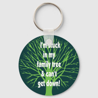 Stuck In My Family Tree Keychain