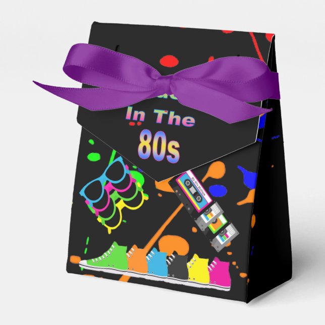 Stuck in the 80s favor boxes (Front Side)