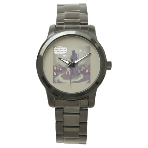 Stuck In The Middle Funny Grim Reaper Watch
