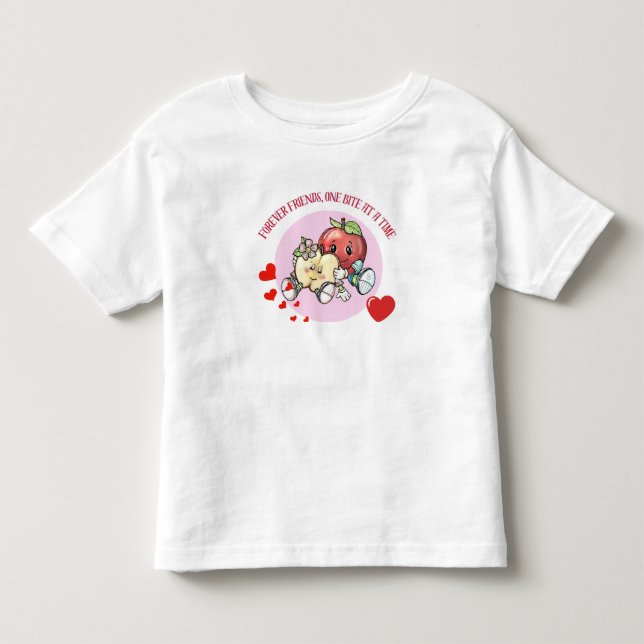 Stuck on You (Adorable Apple Buddies) Toddler T-shirt (Front)