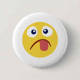 Stuck Out Tongue Emoji Button