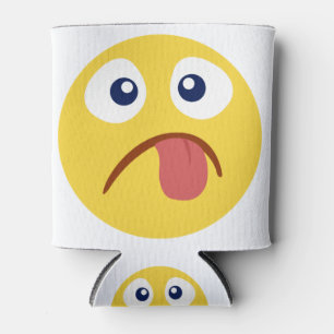 Stuck Out Tongue Emoji Can Cooler