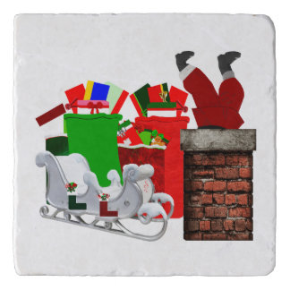 Stuck Santa Trivet