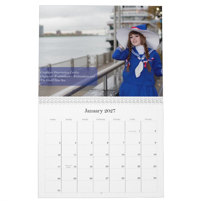 Stuckey Media 2015 Cosplay Calendar (Jan 2027)