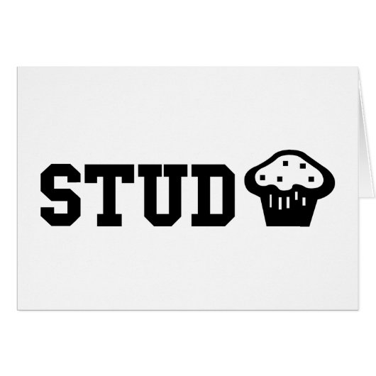 Stud Cupcake Cards (Front Horizontal)
