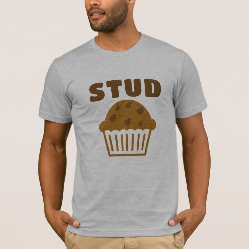 Stud Muffin Cupcake Muffin Graphic Funny T_shirt