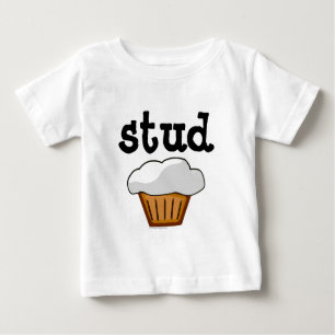 Stud Muffin, Cute Funny Baked Good Baby T-Shirt
