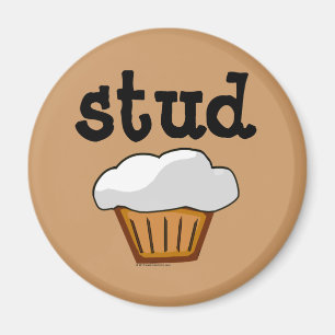 Stud Muffin, Cute Funny Baked Good Magnet