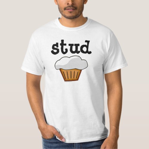 Stud Muffin Cute Funny Baked Good T_Shirt