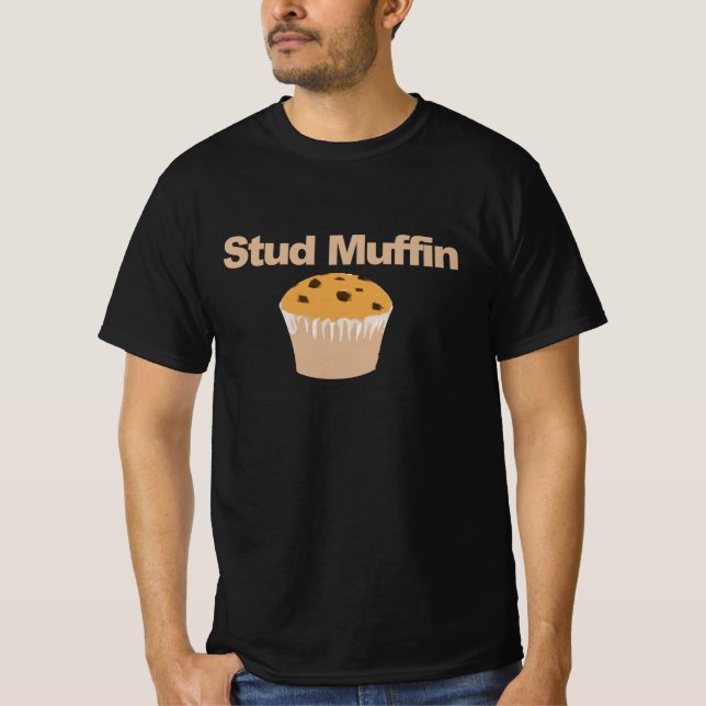 Stud Muffin Cute Guys T-Shirt (Front)